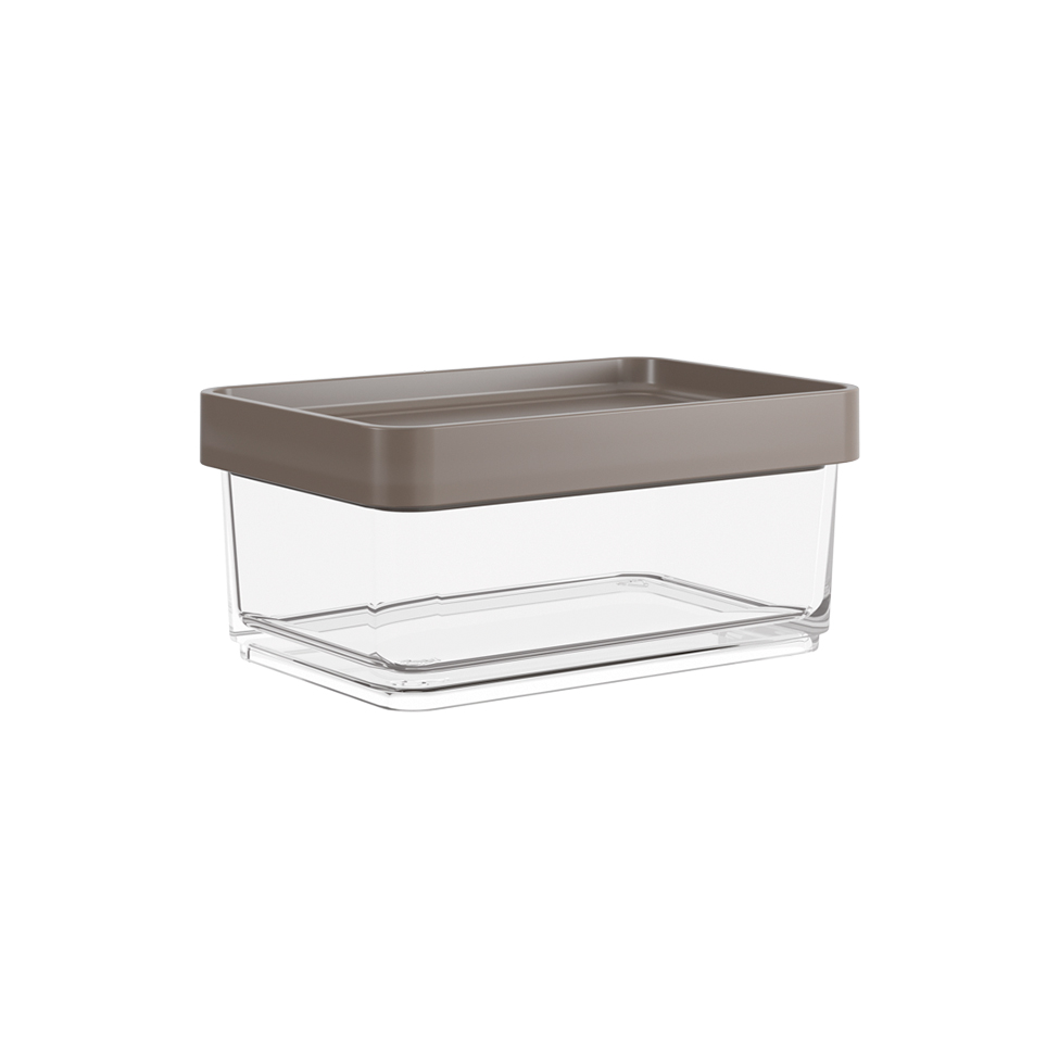 Pote Clear Cinza 200 ml