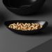 Pote Travessa Canoa Essential Coza Preto 350ml Petiscos Porç