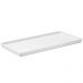 Prato Retangular Servir Petiscos 27x13cm Comida Japonesa Branca Bandeja Decorativa Uno Coza Plástica