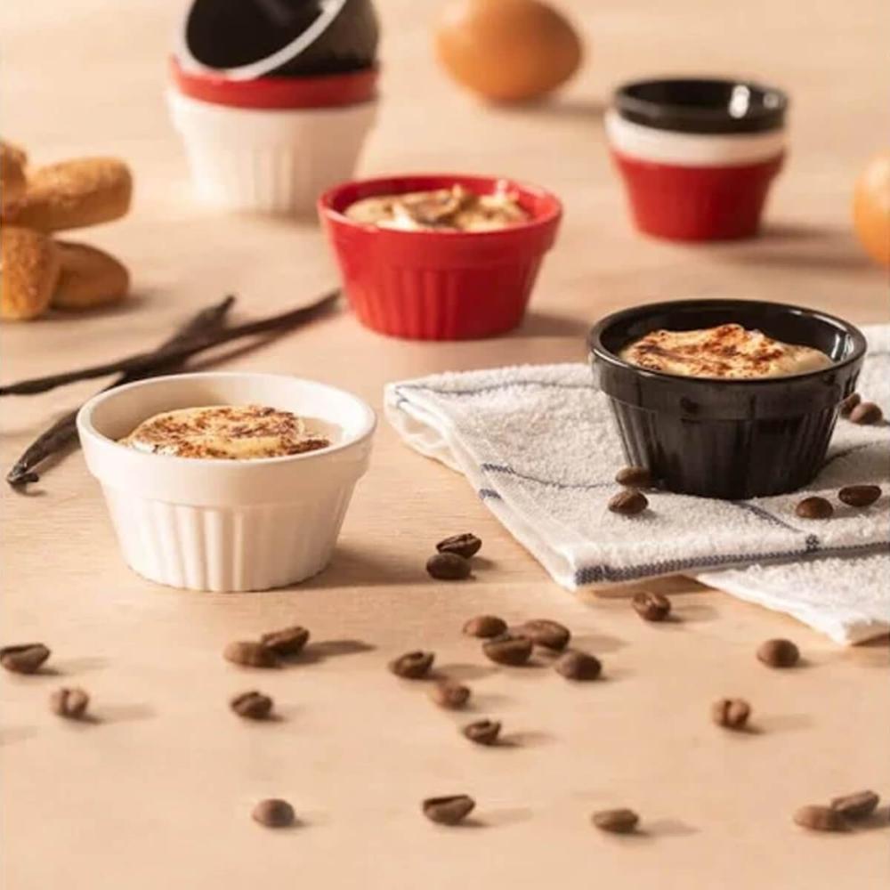 Ramekin 60ml Branco 7x3cm Molheira Servir Molhos Shoyu Tarê
