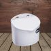 Saleiro Plástico Com Tampa Cozinha 500G Coza Cozinha Parede Branco