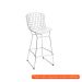 [OUTLET] Banqueta Bertoia Branca e Cromada