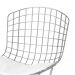[OUTLET] Banqueta Bertoia Branca e Cromada
