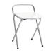 Conjunto de 4 Bancos Mocho Dobrável 101-X Branco Criativa