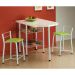 Conjunto de Mesa com 2 Cadeiras Amanda Verde