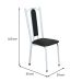 Conjunto de Mesa com 6 Cadeiras Marina Branco