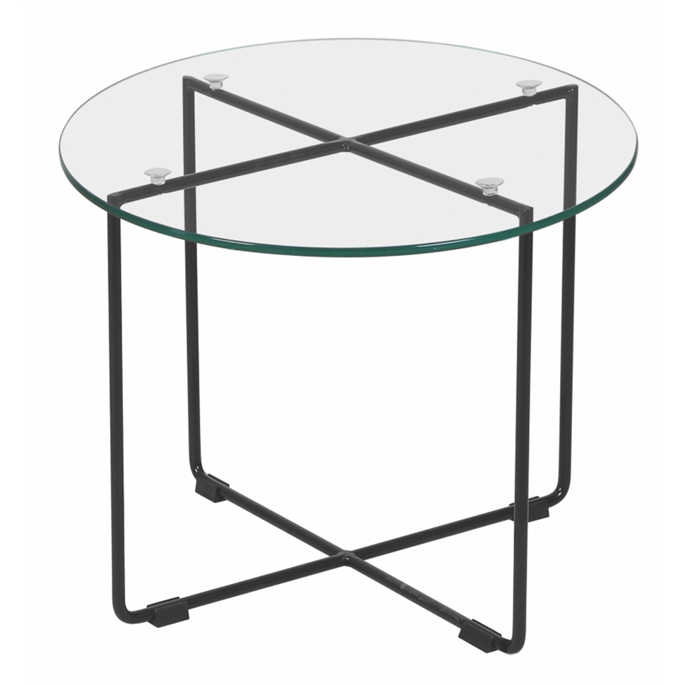 Mesa de Centro Redonda Penélope Preta