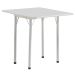 Mesa de Cozinha Dobrável Quadrada Nádia Branca 72 cm