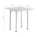 Mesa de Cozinha Dobrável Quadrada Nádia Branca 72 cm