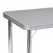 Mesa de Jantar Retangular Carla Cromada 120 cm