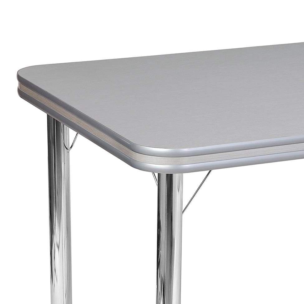 Mesa de Jantar Retangular Carla Cromada 120 cm