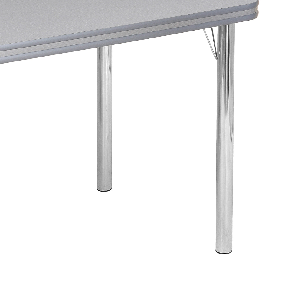 Mesa de Jantar Retangular Carla Cromada 120 cm