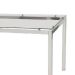 Mesa de Jantar Retangular com Tampo de Vidro Tube Cromada 120 cm
