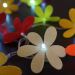 Cordão Luminoso Luz de Fada Flores Feltro Colorido 110v