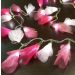 Cordão Luminoso Luz de Fada Organza 3 Tons de Rosa 110v