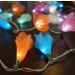 Cordão Luminoso Luz de Fada Organza Colorida 110v