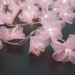 Cordão Luminoso Luz de Fada Pompom Rosa