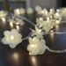 Cordão de Luz - Luz de Fada Florzinha Bege 110v