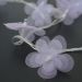Cordão de Luz LED - Luz de Fada Florzinha Organza Lilás Bivolt