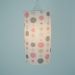 Luminária Pendente Cilíndrica Poás Cinza e Rosa