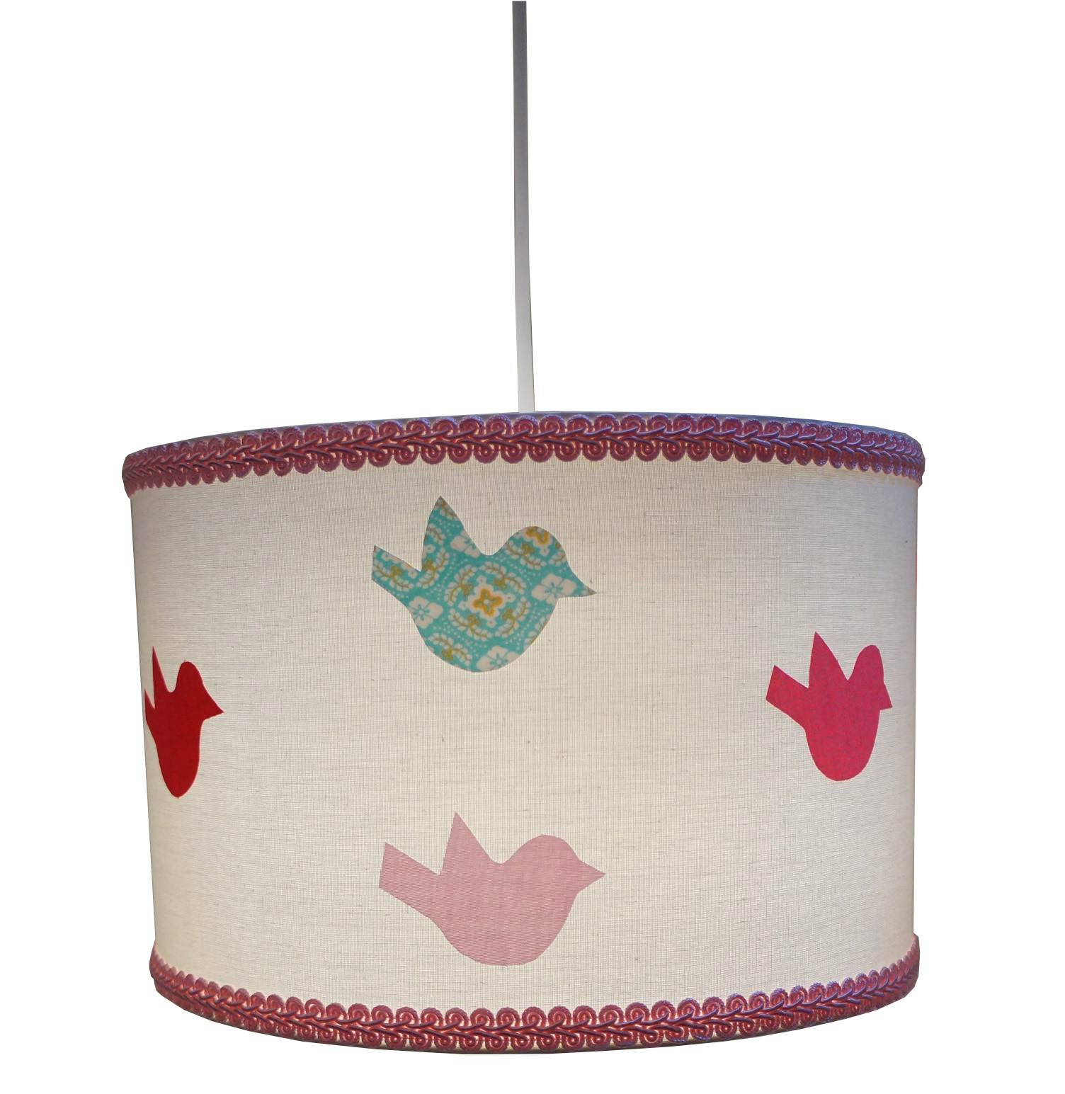 Luminária Pendente Quarto Bebê Passarinhos