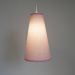Luminária Pendente Revestido com Tecido Arabesco Rosa