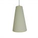 Luminária Pendente Tecido Arabesco Amarelo
