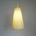 Luminária Pendente Tecido Arabesco Amarelo