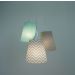 Lustre Pendente 3 Cúpulas Quarto de Bebê Chevron e Verde Água