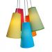Lustre Pendente 5 Cúpulas Cacho Colors