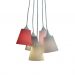 Lustre Pendente Bebê 5 Cúpulas Coloridas