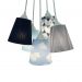 Lustre Pendente Bebê Cacho Nuvens Azul E Branco