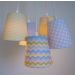 Lustre Pendente Bebê Chevron Soft