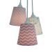 Lustre Pendente Bebê Menina Cacho Tons de Rosa