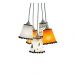 Lustre Pendente Bebê Raposinha Laranja, Preto e Branco