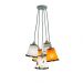 Lustre Pendente Bebê Raposinha Laranja, Preto e Branco