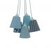 Lustre Pendente Bebê Tons de Azul
