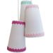 Lustre Pendente Bebê Triplo Rendado Bordas Coloridas