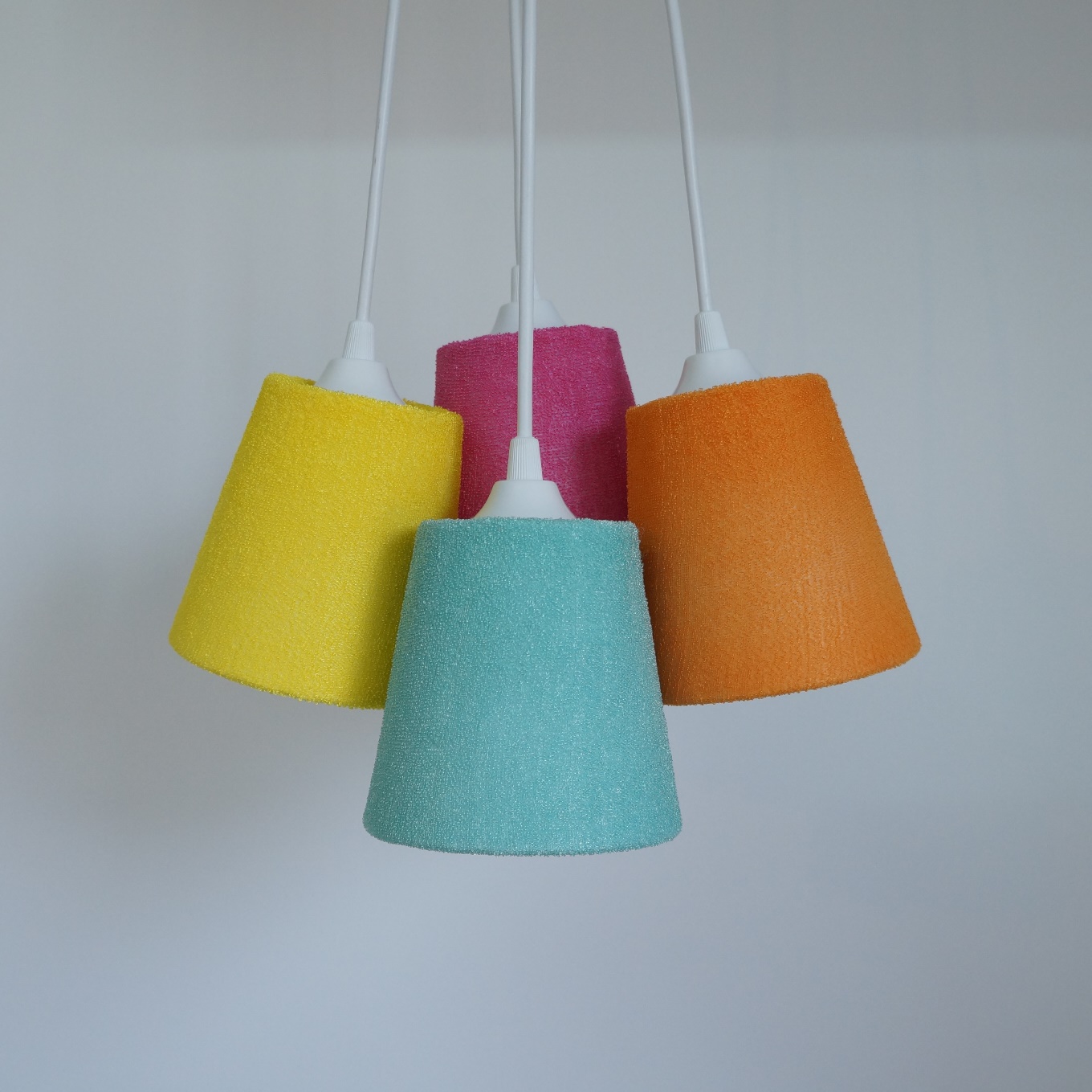 Lustre Pendente Bouclé Cacho Colorido