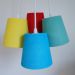 Lustre Pendente Bouclé Colorido Cacho 4 Cúpulas