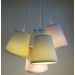 Lustre Pendente Cacho 5 Cúpulas Candy Colors