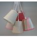 Lustre Pendente Cacho 5 Cúpulas Menina Rosa e Bege