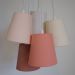 Lustre Pendente Cacho 5 Cúpulas Tons Terra