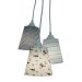 Lustre Pendente Cacho Bebê 3 Cúpulas Aviãzinho