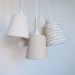 Lustre Pendente Cacho Chevron Bege, Estrelinhas e Bandeirinhas