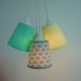 Lustre Pendente Cacho Colmeia Colorido