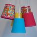 Lustre Pendente Cacho Colors 5 Cúpulas