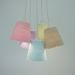 Lustre Pendente Cacho Frufru Fios Coloridos
