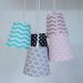 Lustre Pendente Cacho Mix Chevron Multicolorido