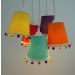 Lustre Pendente Cacho PomPom Colors